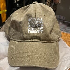 Beige Occupational Therapy Cap